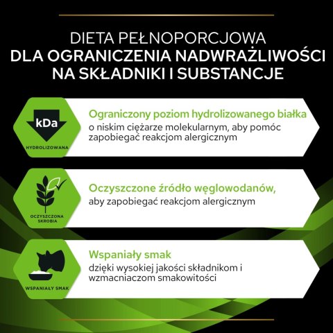 PRO PLAN Veterinary Diets PURINA Pro Plan Veterinary Diets HA Hypoallergenic Cat 1,3kg