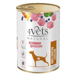 4Vets Natural Dolina Noteci 4Vets Dla Psów Weight Reduction 400g