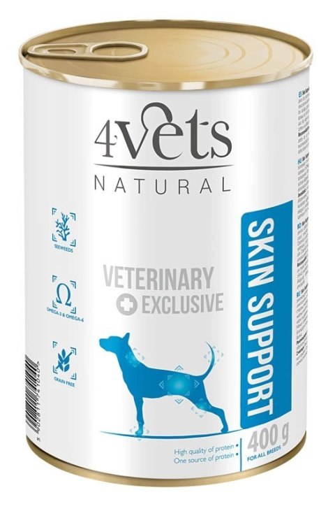4Vets Natural Dolina Noteci 4Vets Dog Skin Support 400g