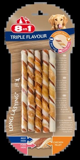 8in1 8in1 Triple Flavour Twisted Sticks 10szt