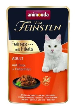 Animonda ANIMONDA Cat Vom Feinsten Adult Kaczka + Filet Z Indyka Saszetka 85g