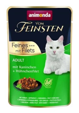 Animonda ANIMONDA Cat Vom Feinsten Adult Królik + Filet Z Kurczaka Saszetka 85g