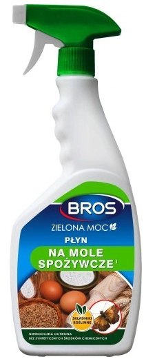 Bros Sp z o.o. BROS - Zielona Moc płyn na mole spożywcze 500ml