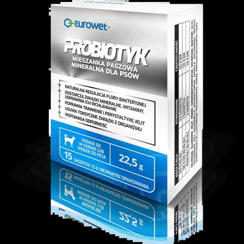 Eurowet Eurowet Probiotyk W Saszetkach Dla Psów 15x1,5g