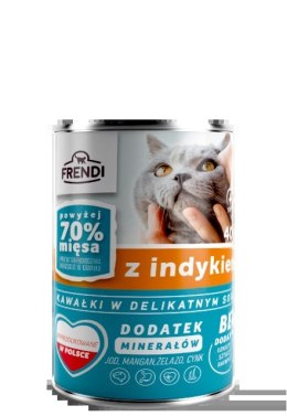 Frendi Frendi Kawałki W Delikatnym Sosie Z Indykiem 400g