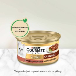 Gourmet Purina Gourmet Gold kaczka/indyk w sosie 85g