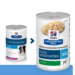 Hills Hill's PD Prescription Diet Canine d/d Kaczka 370g