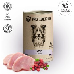 Paka Zwierzaka Paka Zwierzaka Indyk z żurawiną (400g)