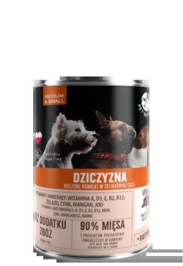 Pet Republic PetRepublic Dziczyzna Krojone Kawałki W Delikatnym Sosie 400g