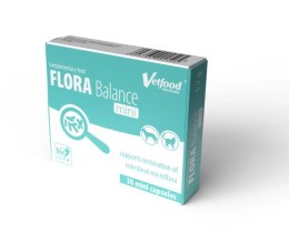 Vetfood VETFOOD FLORA Balance mini 30 kapsułek