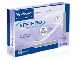 Virbac EFFIPRO Spot-On pies M 10-20 kg (pipeta 4 x 1,34ml)