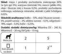 Dolina Noteci Dolina Noteci Premium Dla Psów Małych Ras Z Gęsią, Ziemniakami I Jabłkiem 100g