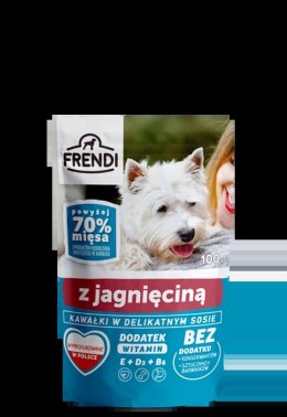 Frendi Frendi- Kawałki w delikatnym sosie z jagnięciną 100g.