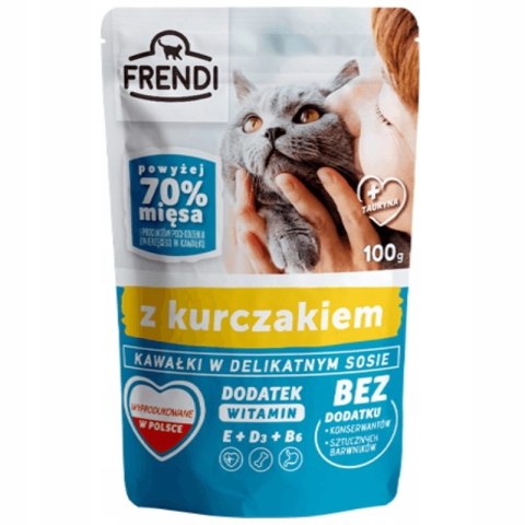 Frendi Frendi kawałki w delikatnym sosie z kurczakiem 100g