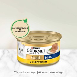 Gourmet Purina Gourmet Gold mus z kurczakiem 85g
