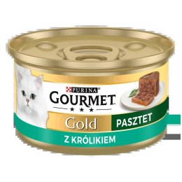Gourmet Purina Gourmet Gold pasztet z królikiem 85g