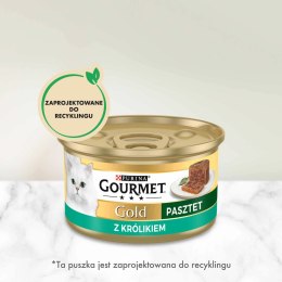Gourmet Purina Gourmet Gold pasztet z królikiem 85g