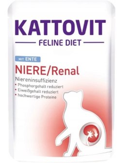 Kattovit Kattovit Niere/Renal Kaczka 85g