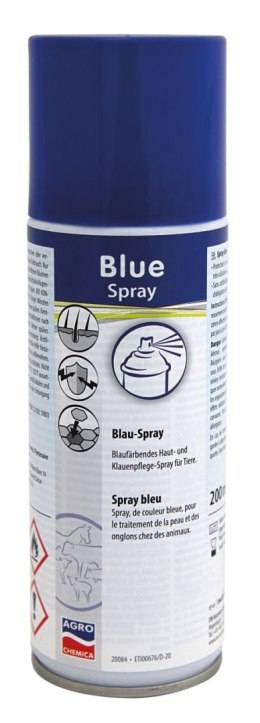 Kerbl Kerbl Niebieski Koloryzujący Spray Do Pielęgnacji Skóry Kopyt I Racic 200ml