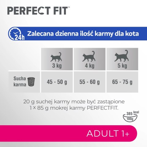 Perfect Fit Perfect Fit™ - sucha karma pełnoporcjowa dla dorosłych kotów, bogata w wołowinę 7kg