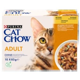 Purina Cat Chow PURINA Cat Chow Adult Kurczak i cukinia Multipack 10x85g