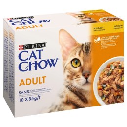 Purina Cat Chow PURINA Cat Chow Adult Kurczak i cukinia Multipack 10x85g