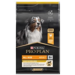 Purina Pro Plan Purina Pro Plan Adult Light Optiweight Sterilised, kurczak i ryż 3kg