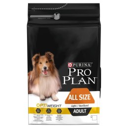 Purina Pro Plan Purina Pro Plan Adult Light Optiweight Sterilised, kurczak i ryż 3kg