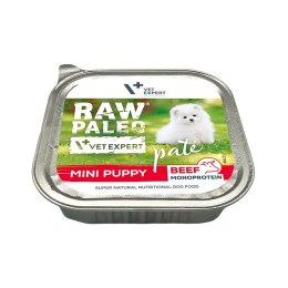 RAW PALEO Vetexpert RAW PALEO PATE MINI puppy beef 150g - wołowina tacka