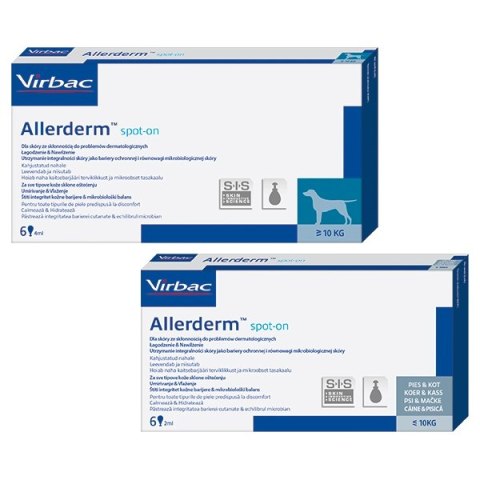 Virbac VIRBAC Allerderm Spot-on (pipeta 6 x 4ml)