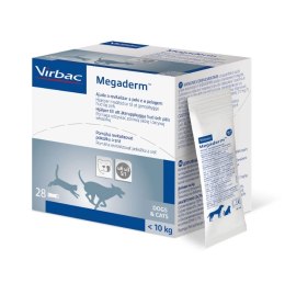 Virbac VIRBAC Megaderm 28x4 ml suplement diety dla psów i kotów do 10kg na problemy skórne
