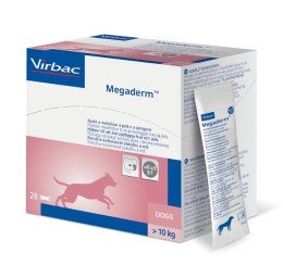 Virbac Virbac Megaderm 28x8 ml suplement diety dla psów 10-30 kg na problemy skórne
