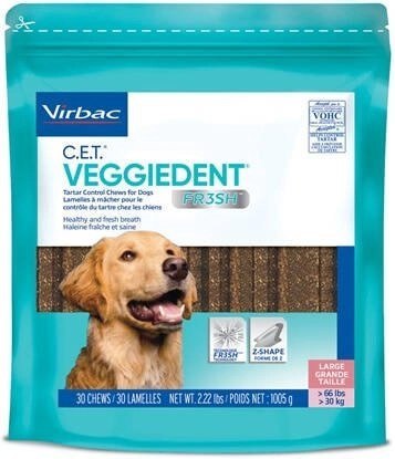 Virbac Virbac Veggiedent Fresh Gryzak L (>30kg) 15sztuk