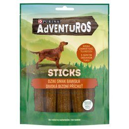 ADVENTUROS Purini Adventuros Sticks Karma dla psów Dziki Smak Bawoła 120g