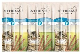 Athena Classic Athena Soczyste Pałeczki do Żucia z Łososiem i Pstrągiem 50g (10 szt.)