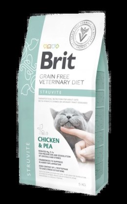 Brit veterinary Brit Grain Free Veterinary Diet Cat Struvite Kurczak Z Groszkiem 2kg