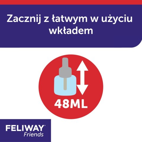 Ceva Animal Health Polska Sp. z o.o. Ceva Animal Health Polska Sp. Z O.o Feliway Friends Wkład Dyfuzora 48ml