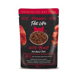 Fitmin Fitmin Cat For Life Adult Beef 85g