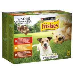 Friskies PURINA Friskies Karma dla Psów w Sosie 12x85g