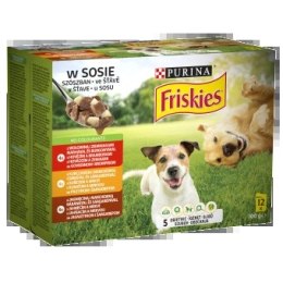 Friskies PURINA Friskies Karma dla Psów w Sosie 12x85g