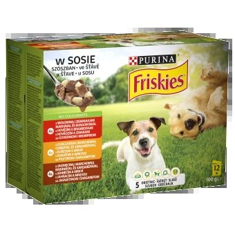 Friskies PURINA Friskies Karma dla Psów w Sosie 12x85g