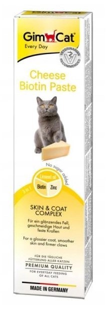 Gimborn GimCat Pasta z biotyną i serem 100g