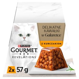 Gourmet GOURMET Revelations Delikatne Kawałki w Galaretce z Kurczakiem 2x57g