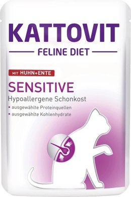 Kattovit Kattovit Sensitive Kurczak Z Kaczką 85g
