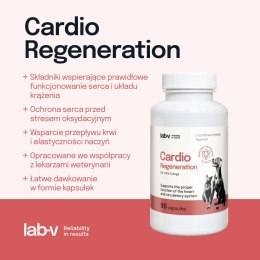 LAB-V Lab-v Cardio Regeneration 90 kapsułek - wsparcie serca dla psów i kotów
