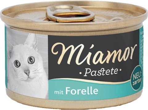 MIAMOR Miamor Pastete pstrąg 85g puszka