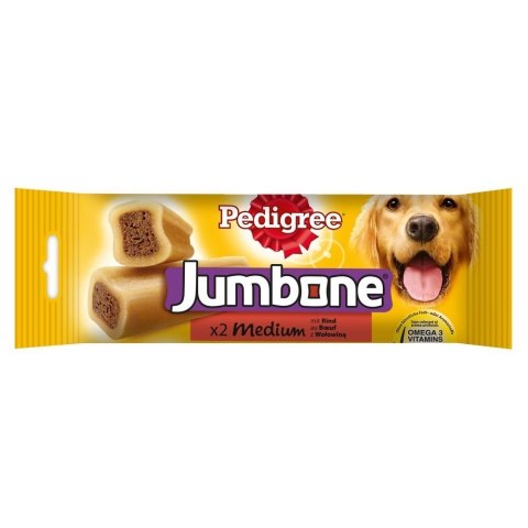 Pedigree Pedigree Jumbone Przysmak Dla Dorosłych Psów Średniej Wielkości Z Wołowiną 180g