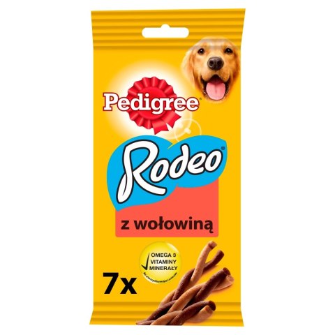 Pedigree Pedigree Rodeo Przysmak Dla Psów Powyżej 4 Miesiąca Życia Z Wołowiną 122g