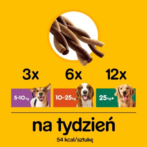 Pedigree Pedigree Rodeo Przysmak Dla Psów Powyżej 4 Miesiąca Życia Z Wołowiną 122g