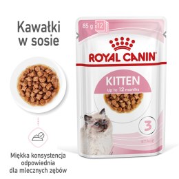 Royal Canin ROYAL CANIN Kitten Instinctive W Sosie 12x85g